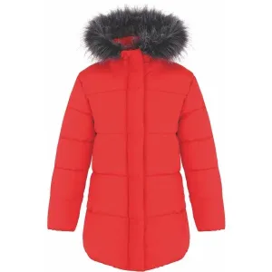 Loap TOMKA Dievčenský zimný kabát, červená, veľkosť #451977