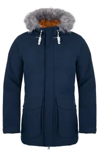 Loap NARVIC Pánsky zimný kabát, modrá, veľkosť L
