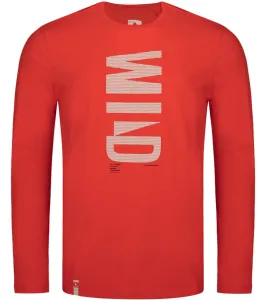 LOAP Allonzo Pánske tričko s dlhým rukávom CLM2258 Červená XL