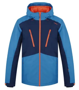 LOAP Lawur Pánska lyžiarska bunda OLM2215 Estate Blue | Orange XXL