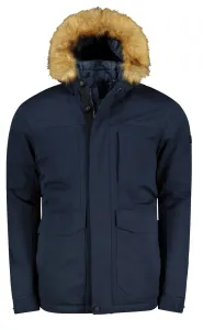 Loap NATAN Pánska zimná bunda, tmavo modrá, veľkosť S