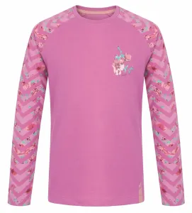 LOAP Bibina Dievčenské tričko s dlhým rukávom CLK2277 Rosebud 122-128
