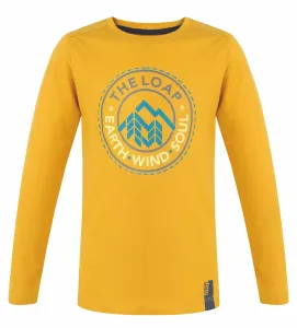 Loap BILONG Chlapčenské tričko, žltá, veľkosť