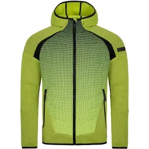 Loap GAELAN Pánsky športový sveter, svetlo zelená, veľkosť #8000916