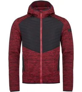 Loap GAEFRED Pánsky outdoorový sveter, červená, veľkosť S