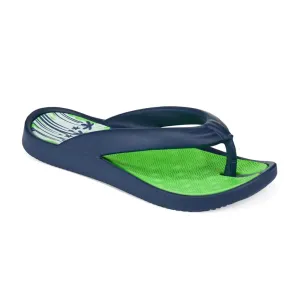 Women's flip-flops LOAP PHINEA Dark blue/Green #9484095