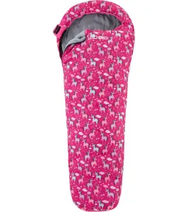 Loap BASE UNICORN Detský spací vak, ružová, veľkosť 160 cm - pravý zips