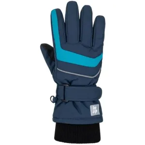 Loap RULIK Detské zimné rukavice, modrá, veľkosť #428826