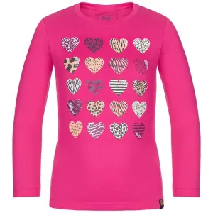 Loap BAMISE Dievčenské tričko, ružová, veľkosť