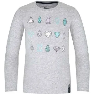 Loap BINNA Dievčenské tričko, sivá, veľkosť #410701