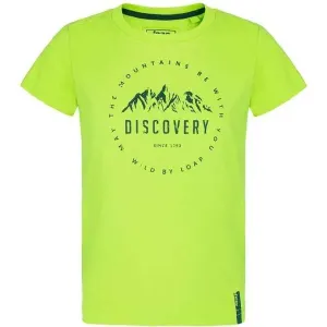 Loap BOOFIL Chlapčenské tričko, zelená, veľkosť 112-116
