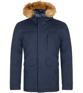 Loap NATAN Pánska zimná bunda, tmavo modrá, veľkosť XXL