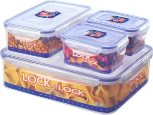Lock&Lock Dóza na potraviny Lock – súprava 4 ks