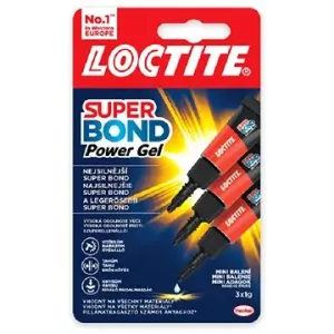 LOCTITE Super Bond Power Gel Mini Trio 3× 1 g