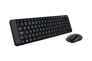 Logitech MK220, sada klávesnice s bezdrôtovou optickou myšou, AAA, CZ, klasická, 2.4 [GHz], bezdrôtová, čierna