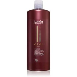 Londa Professional Velvet Oil Shampoo vyživujúci šampón pre normálne a suché vlasy 1000 ml