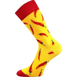 Lonka PAPRIČKY Unisex ponožky, žltá, veľkosť #473563