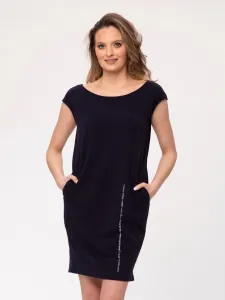 Look Made With Love Woman's Dress 29 Caraibi Navy Blue #4317291