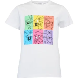 LOONEY TUNES BUGSY Dievčenské tričko, biela, veľkosť #7919461