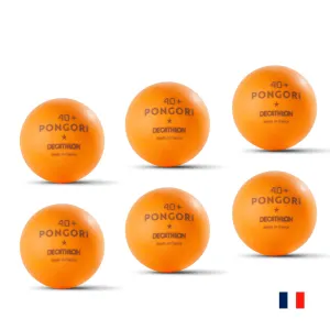 Loptičky na stolný tenis ttb 100 1*40+ 6ks oranžové  bez veľkosti #1340025