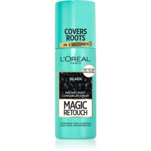 L'Oréal Paris Magic Retouch Instant Root Concealer Spray 75 ml farba na vlasy pre ženy Black na všetky typy vlasov