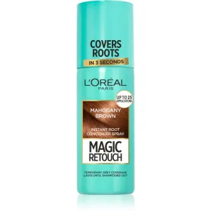 L'Oréal Paris Magic Retouch Instant Root Concealer Spray 75 ml farba na vlasy pre ženy Mahagony Brown na všetky typy vlasov