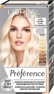 L'Oréal Paris Préférence Les Blondissimes 1 ks farba na vlasy pre ženy Ultra Platinum na farbené vlasy; na blond vlasy