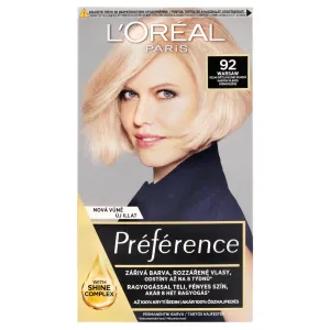 L'Oréal Paris Farba na vlasy Féria Préférence Odtieň: 92 Iridescent Blonde