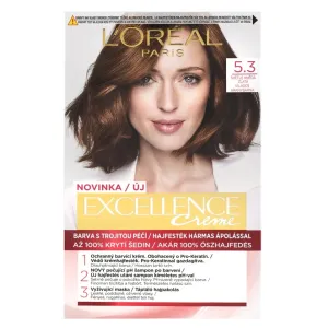 L’Oréal Paris Excellence Creme farba na vlasy odtieň 5.3 Natural Golden Brown