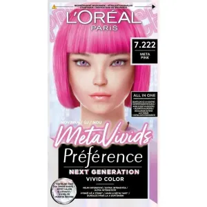 L’Oréal Paris Préférence Meta Vivids semi-permanentná farba odtieň 7.222 Meta Pink 1 ks