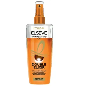 L'Oréal Paris Elseve Extraordinary Oil Double Elixir 200 ml bezoplachová starostlivosť pre ženy na poškodené vlasy; na šedivé vlasy