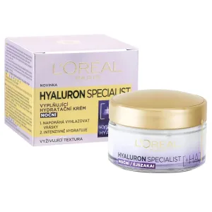 L'Oréal Paris Hyaluron Specialist 50 ml nočný pleťový krém W na veľmi suchú pleť; výživa a regenerácia pleti; proti vráskam; na dehydratovanu pleť