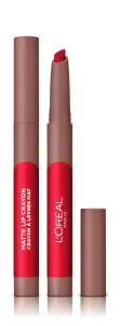 L’Oréal Paris Infaillible Matte Lip Crayon rúž v ceruzke s matným efektom odtieň 111 Little Chili 2.5 g
