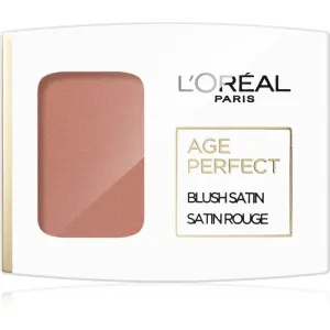 L'Oréal Paris Age Perfect Blush Satin 5 g lícenka pre ženy 107 Hazelnut