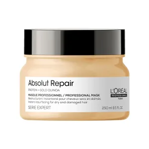 L´Oréal Professionnel Intenzívne regeneračná maska pre poškodené vlasy Serie Expert Absolut Repair Gold Quinoa + Protein (Instant Resurfacing Mask) 25