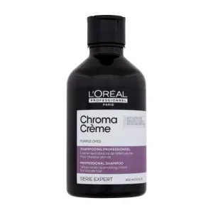 L'Oréal Professionnel Chroma Crème Professional Shampoo Purple Dyes 300 ml šampón pre ženy na blond vlasy