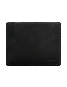 Horizontálna čierna pánska peňaženka