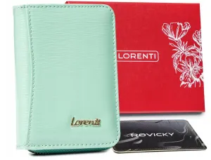 Malá dámska peňaženka vyrobená z lakovanej kože — Lorenti #9283624