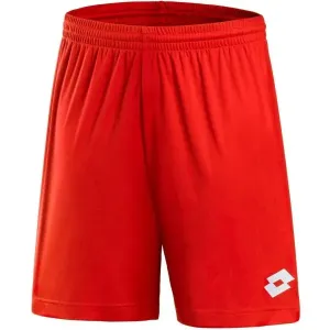 Lotto ELITE JR SHORT PL Juniorské futbalové šortky, červená, veľkosť #5151777