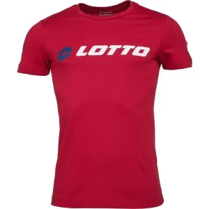 Lotto MSC TEE II LOGO Pánske tričko, červená, veľkosť #6686043