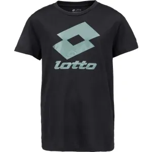 Lotto SMART B II TEE JS Chlapčenské tričko, čierna, veľkosť M