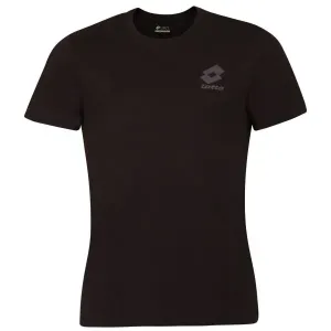 Lotto TEE BASIC Pánske tričko, čierna, veľkosť #419043