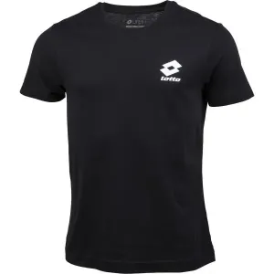Lotto TEE BS JS Pánske tričko, čierna, veľkosť S