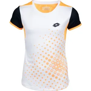 Lotto TOP G IV TEE 1 Dievčenské tenisové tričko, biela, veľkosť #447080