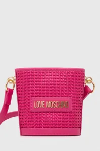 Kabelka Love Moschino ružová farba #8447785