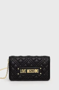 Listová kabelka Love Moschino čierna farba #4419399