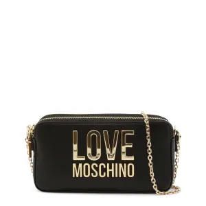 Listová kabelka Love Moschino čierna farba #4222629