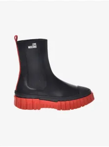 Love Moschino dámske členkové topánky Farba: čierna, Veľkosť: EU 36 #632987