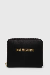 Peňaženka Love Moschino dámsky, čierna farba #8744535