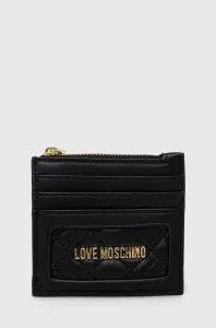 Peňaženka Love Moschino dámsky, čierna farba #8744532